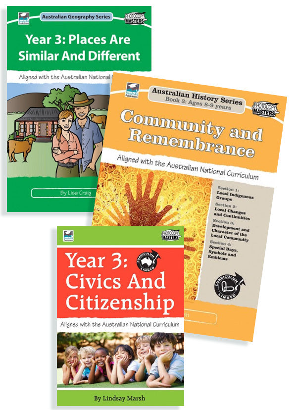 Australian Curriculum Humanities BLM Bundle - Year 3
