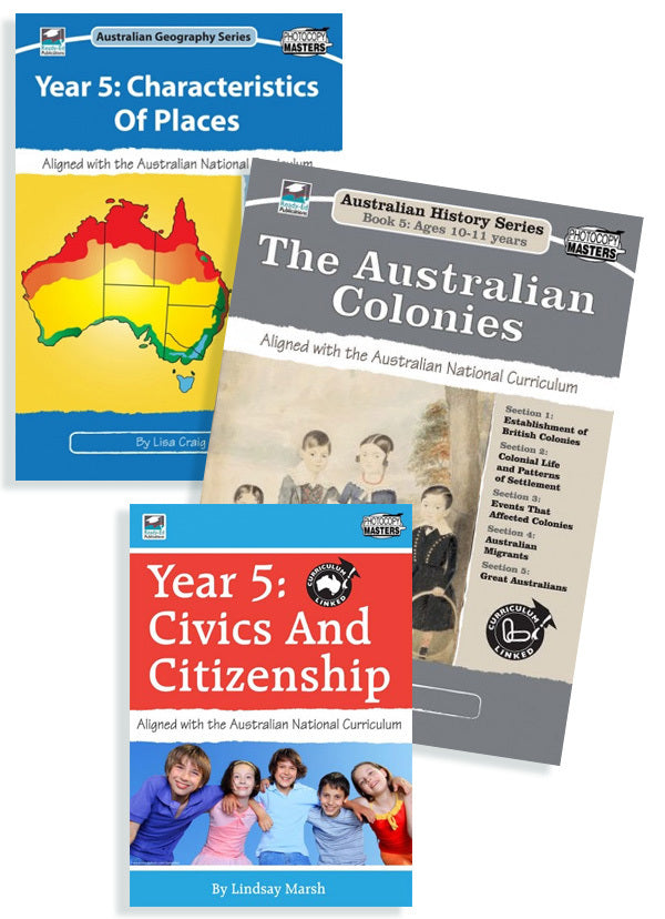 Australian Curriculum Humanities BLM Bundle - Year 5