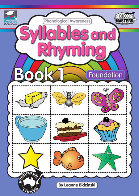 Phonological Awareness Series - Book 1: Syllables and Rhyming