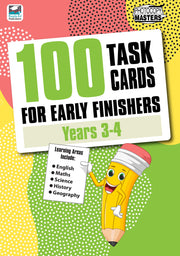 100 Task Cards for Early Finishers - Years 3-4