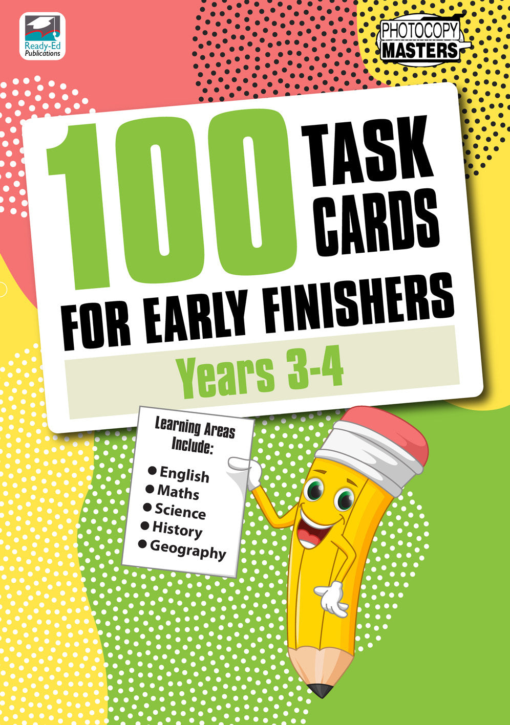100 Task Cards for Early Finishers - Years 3-4