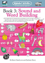 Alphabet Activities Book - Modern Cursive Font: Book 3 - Sound and Word Building