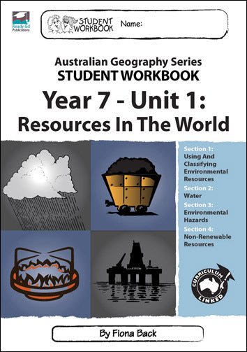 Australian Geography Series - Student Workbook: Year 7 (Unit 1 - Resources in the World)