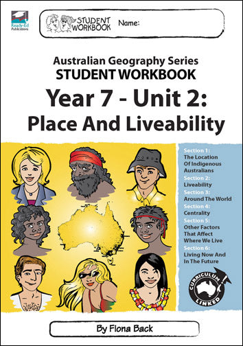 Australian Geography Series - Student Workbook: Year 7 (Unit 2 - Place and Liveability)
