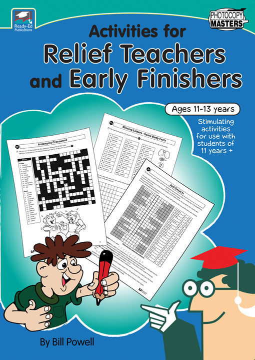 Activities for Relief Teachers and Early Finishers