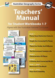 Australian Geography Series - Teachers' Manual (For Student Workbooks 1-7)