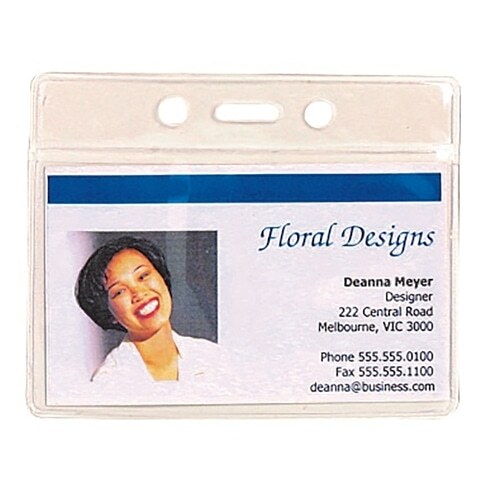 ID Card Holder Soft: Landscape - Pack of 10
