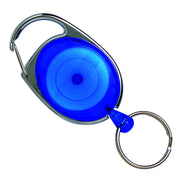 Snap Lock Retractable Key Holder - Blue