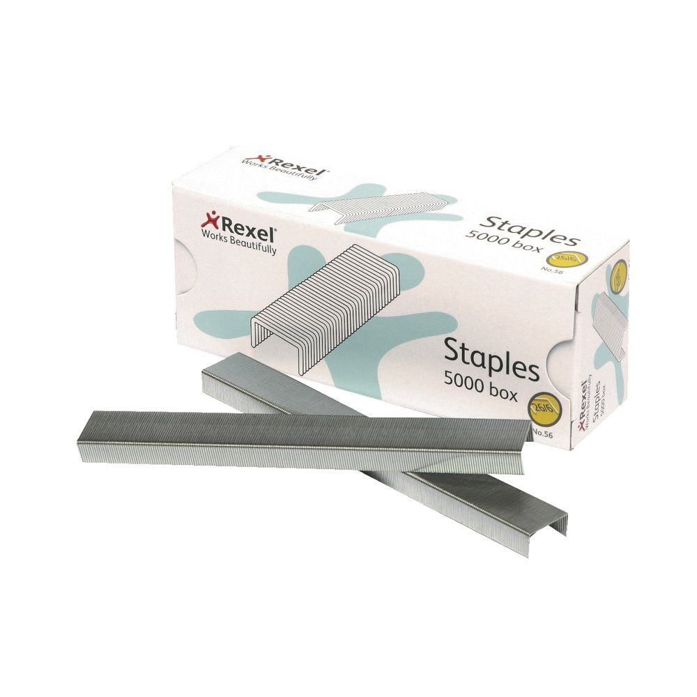 Rexel No. 56 Staples - Pack of 5000