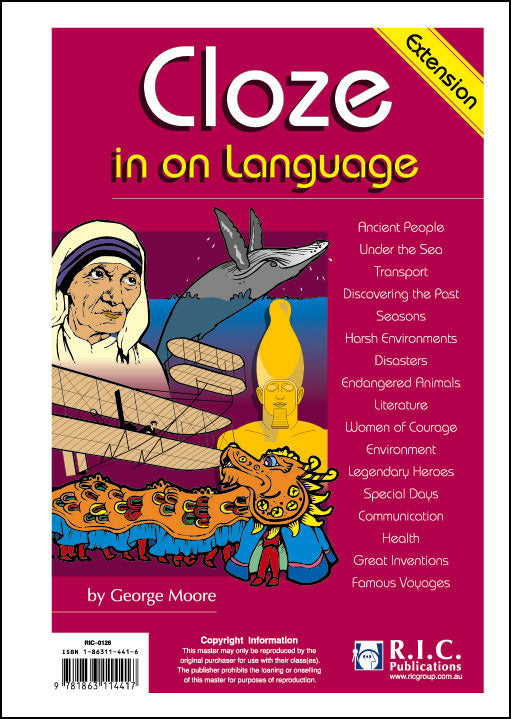 Cloze in on Language - Ages 12-14