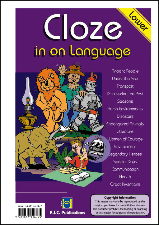 Cloze in on Language - Ages 5-8