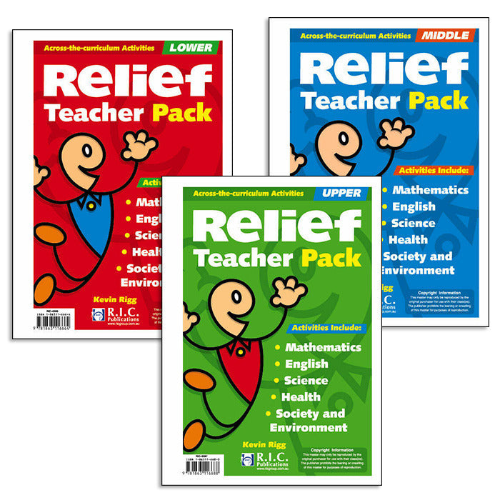 Relief Teacher Pack - Book Pack