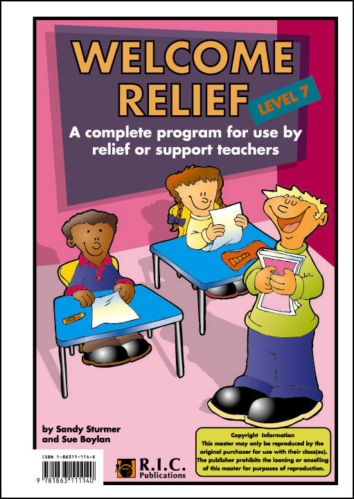 Welcome Relief - Level 7: Ages 11-12