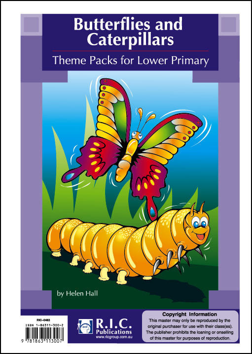 Theme Packs for Lower Primary - Butterflies and Caterpillars