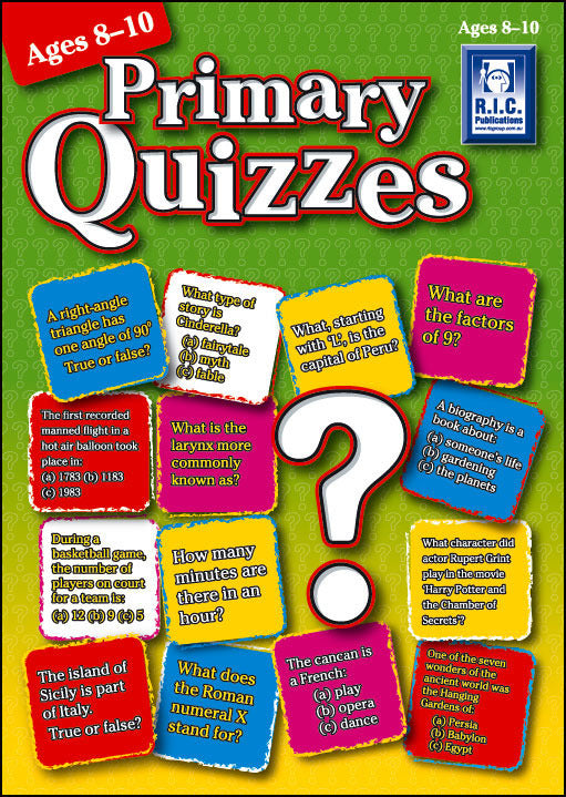 Primary Quizzes - Ages 8-10