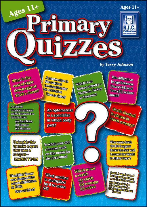 Primary Quizzes - Ages 11-12