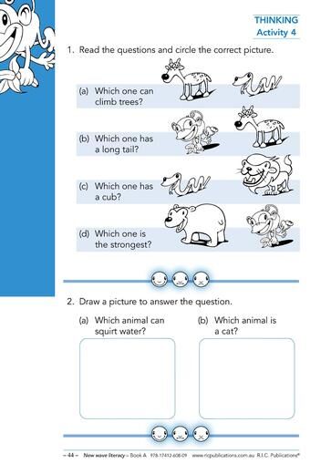 New Wave Literacy Skills Book A – Ages 5–6