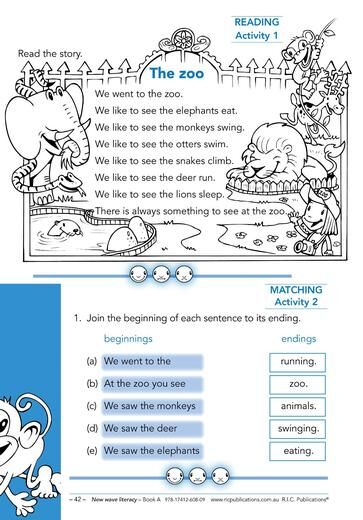 New Wave Literacy Skills Book A – Ages 5–6