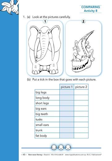 New Wave Literacy Skills Book A – Ages 5–6