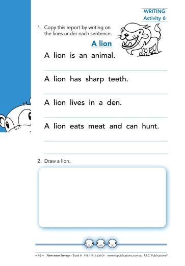 New Wave Literacy Skills Book A – Ages 5–6