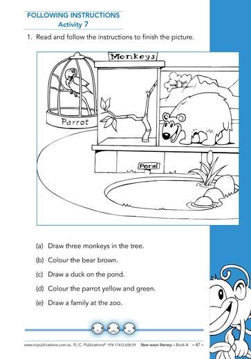 New Wave Literacy Skills Book A – Ages 5–6