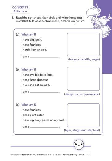 New Wave Literacy Skills Book B – Ages 6–7