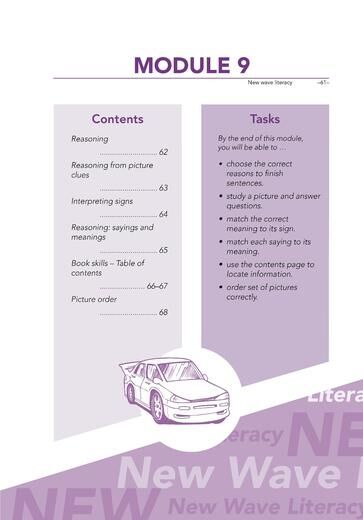 New Wave Literacy Skills Book D – Ages 8–9