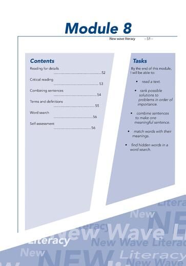 New Wave Literacy Skills Book F – Ages 10–11