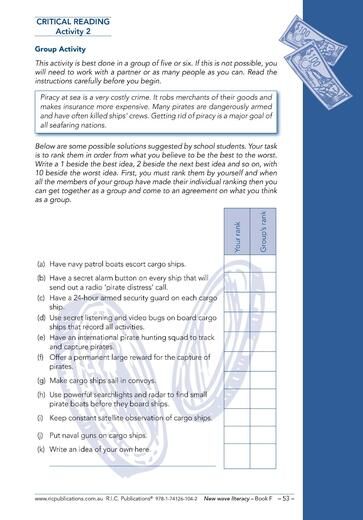 New Wave Literacy Skills Book F – Ages 10–11