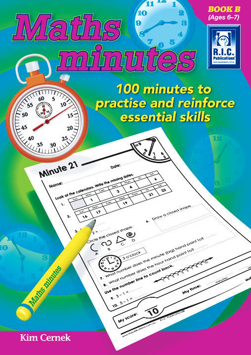 Maths Minutes - Book B: Ages 6-7