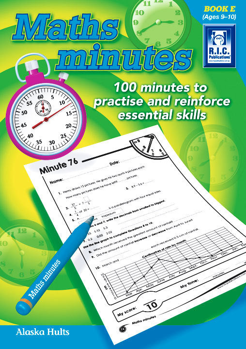 Maths Minutes - Book E: Ages 9-10