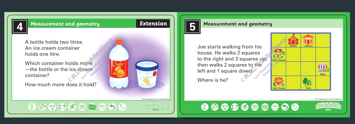 Problem-Solving Strategies & Skills – Measurement & Geometry: Year 1
