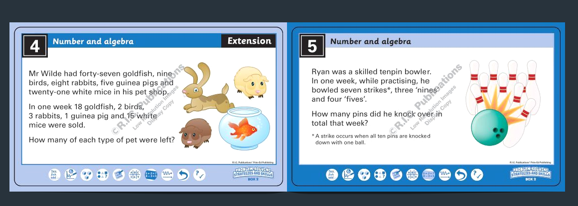 Problem-Solving Strategies & Skills – Number & Algebra: Year 2