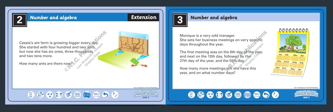 Problem-Solving Strategies & Skills – Number & Algebra: Year 3