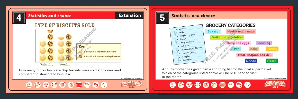 Problem-Solving Strategies & Skills – Statistics & Chance: Year 3