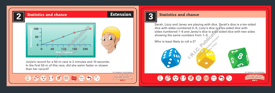 Problem-Solving Strategies & Skills – Statistics & Chance: Year 4
