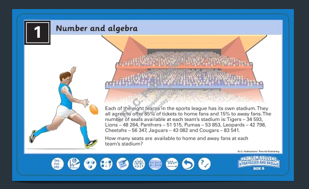 Problem-Solving Strategies & Skills – Number & Algebra: Year 6