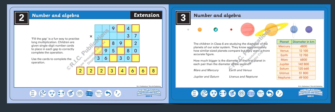 Problem-Solving Strategies & Skills – Number & Algebra: Year 6