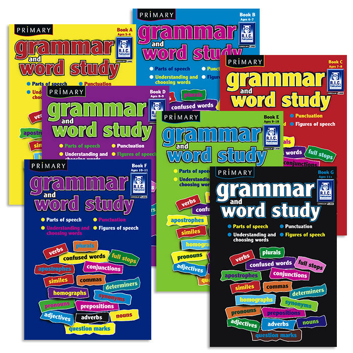 Primary Grammar and Word Study - Book Pack