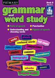 Primary Grammar and Word Study - Book D: Ages 8-9