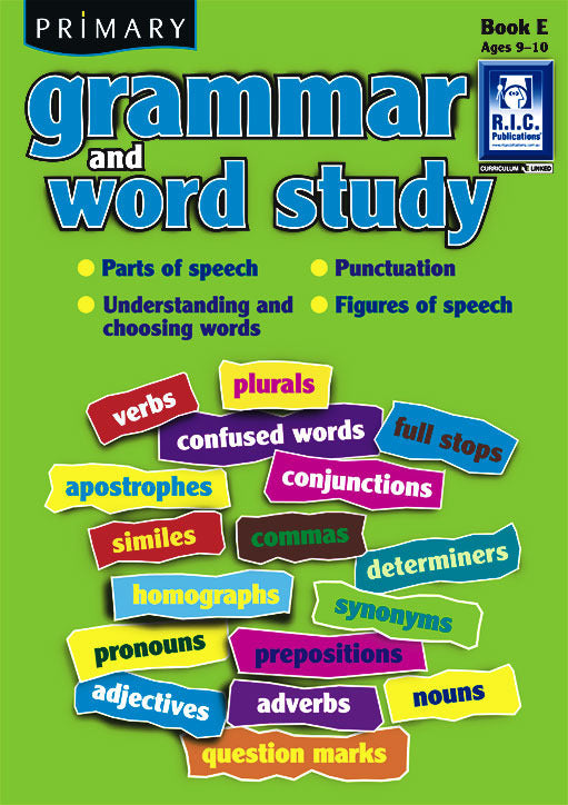 Primary Grammar and Word Study - Book E: Ages 9-10