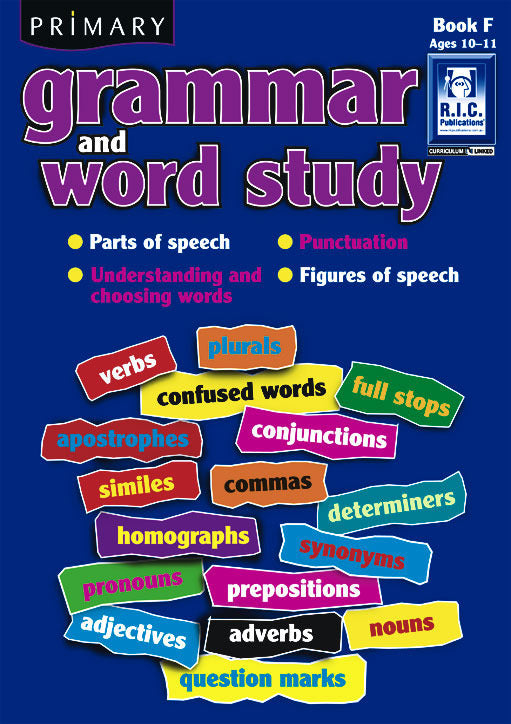 Primary Grammar and Word Study - Book F: Ages 10-11