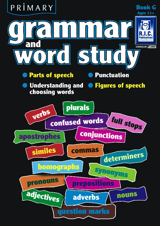 Primary Grammar and Word Study - Book G: Ages 11+