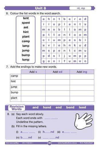 New Wave Spelling – A phonics–based approach Book B – Ages 6–7 (Revised Edition)