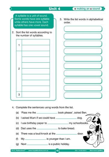 New Wave Spelling – A phonics–based approach Book C – Ages 7–8 (Revised Edition)
