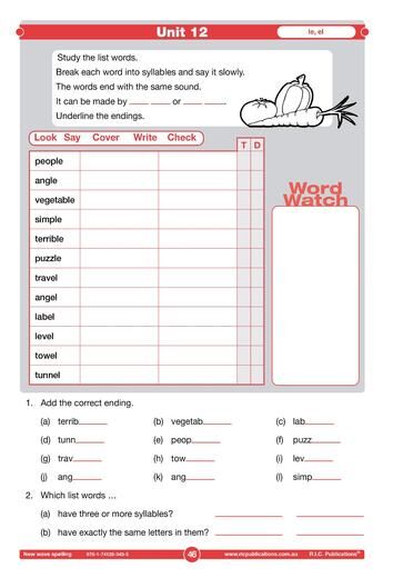 New Wave Spelling – A phonics–based approach Book D – Ages 8–9 (Revised Edition)