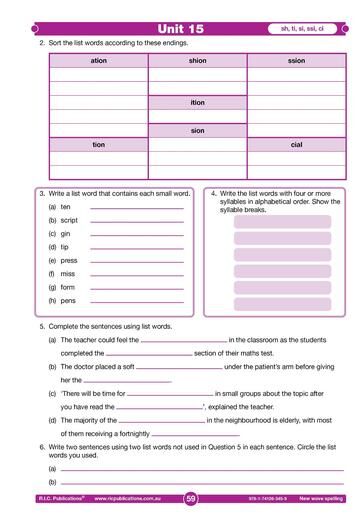 New Wave Spelling – A phonics–based approach Book F – Ages 10–11 (Revised Edition)