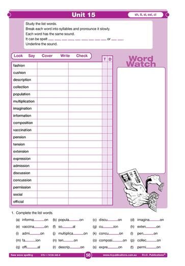 New Wave Spelling – A phonics–based approach Book F – Ages 10–11 (Revised Edition)