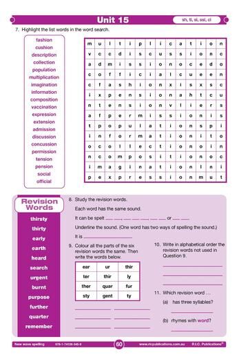New Wave Spelling – A phonics–based approach Book F – Ages 10–11 (Revised Edition)