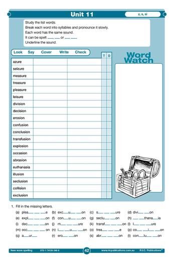 New Wave Spelling – A phonics–based approach Book G – Ages 11–12 (Revised Edition)
